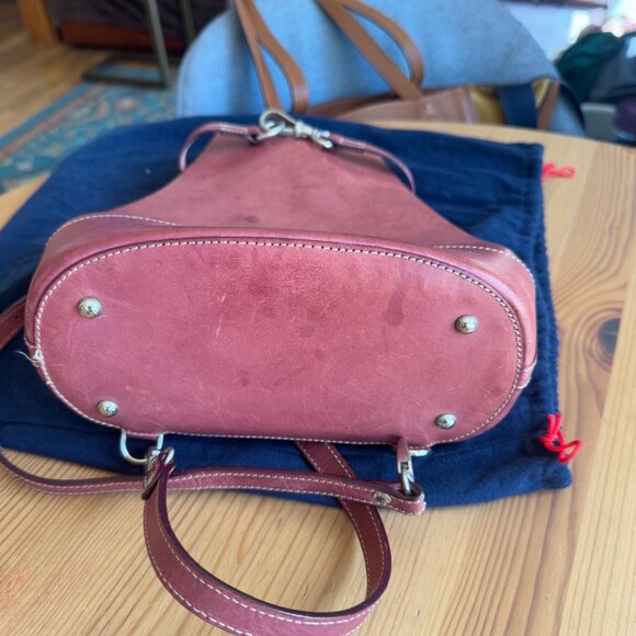 Dooney & Bourke Pink Leather Backpack Purse – Vintage main image 7